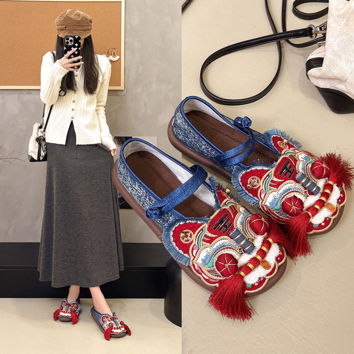 Spring/Autumn Women Retro ethn - đánh giá và giá Ethnic Fashion House