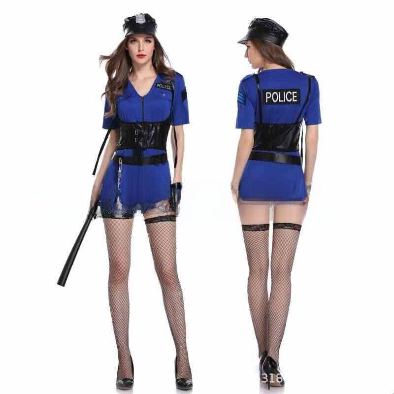 Halloween Police Woman Uniform - đánh giá và giá Ethnic Wear Fashion Brand