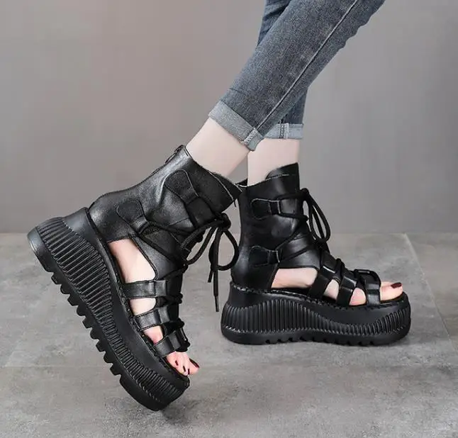 8CM Ethnic Cow Genuine Leather - đánh giá và giá Ethnic Fashion For Women
