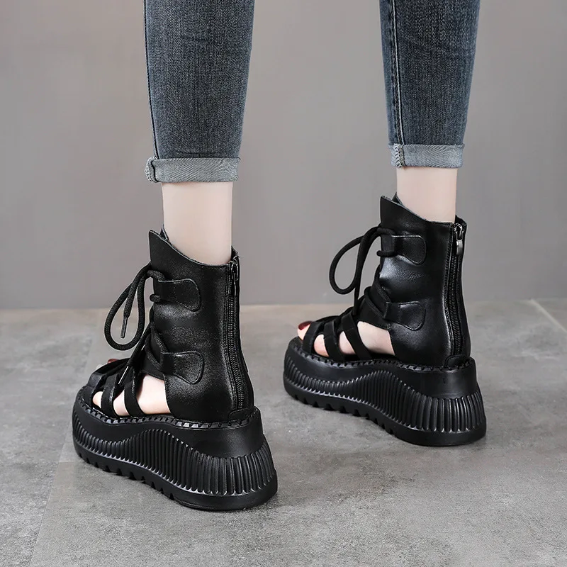 8CM Ethnic Cow Genuine Leather - đánh giá và giá Ethnic Fashion For Women