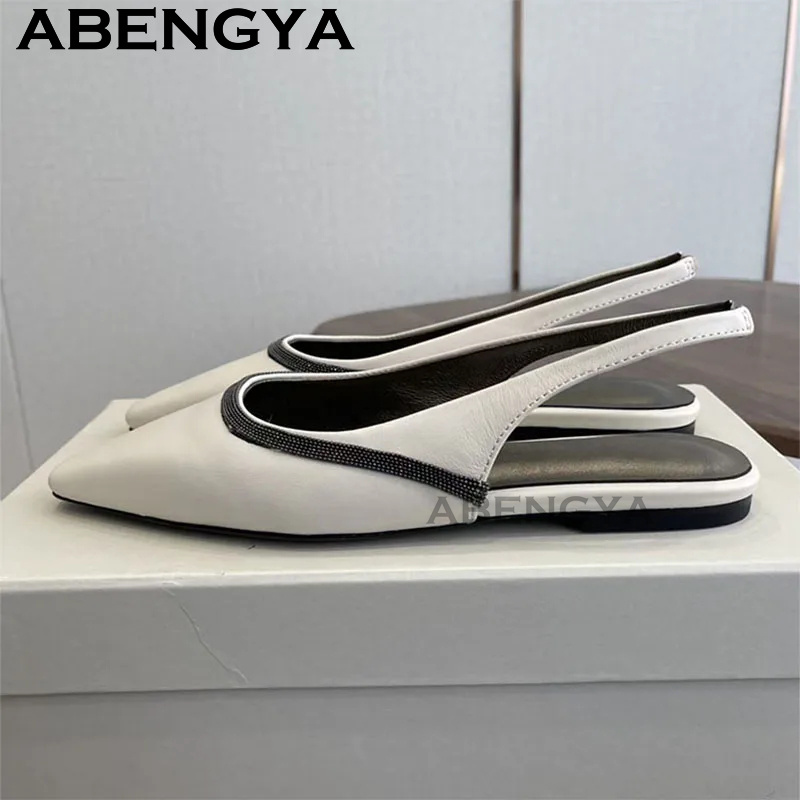Pointy Toe Flat Heel Sandals f - đánh giá và giá Ethnic Fashion Walk