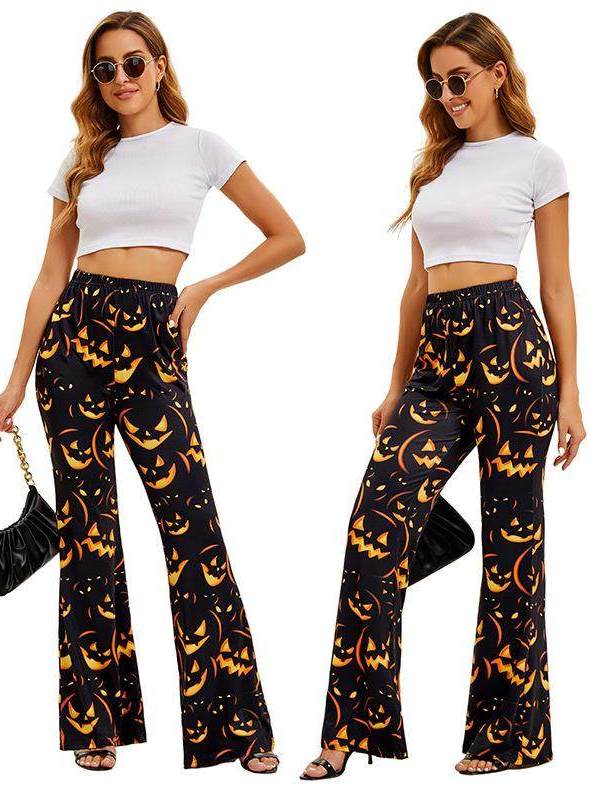 Halloween Bat Pumpkin Print Wo - đánh giá và giá Ethnic Wear Fashion Brand