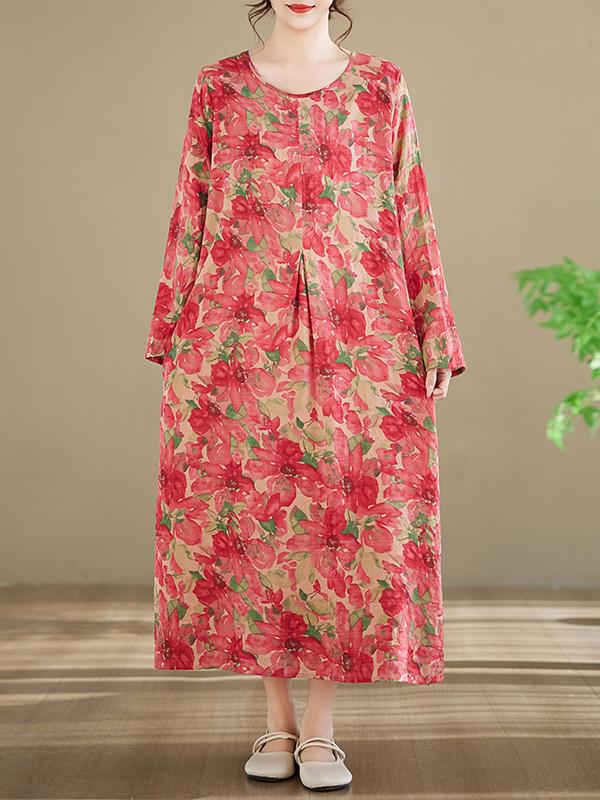 Long Sleeve Cotton Printed Dre - đánh giá và giá Ethnic Fashion Walk