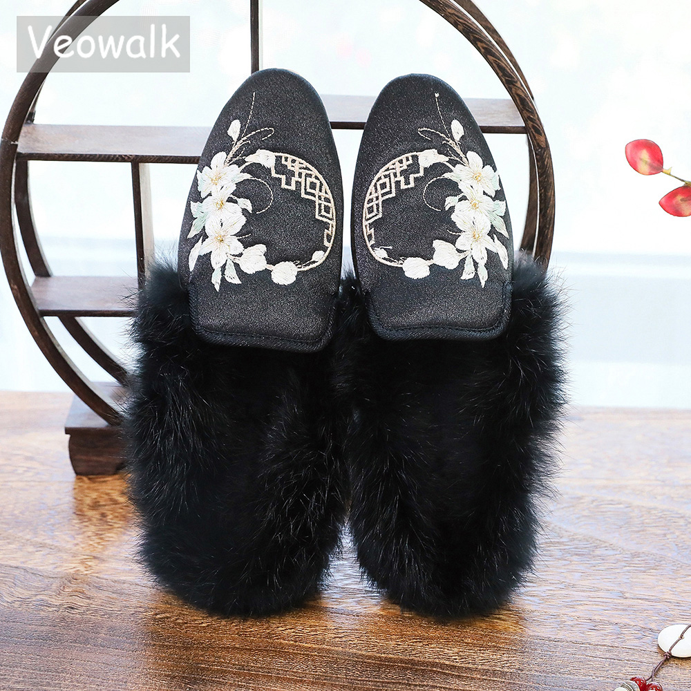 Veowalk Winter Warm Fluffy Wom - đánh giá và giá Ethnic Fashion Walk