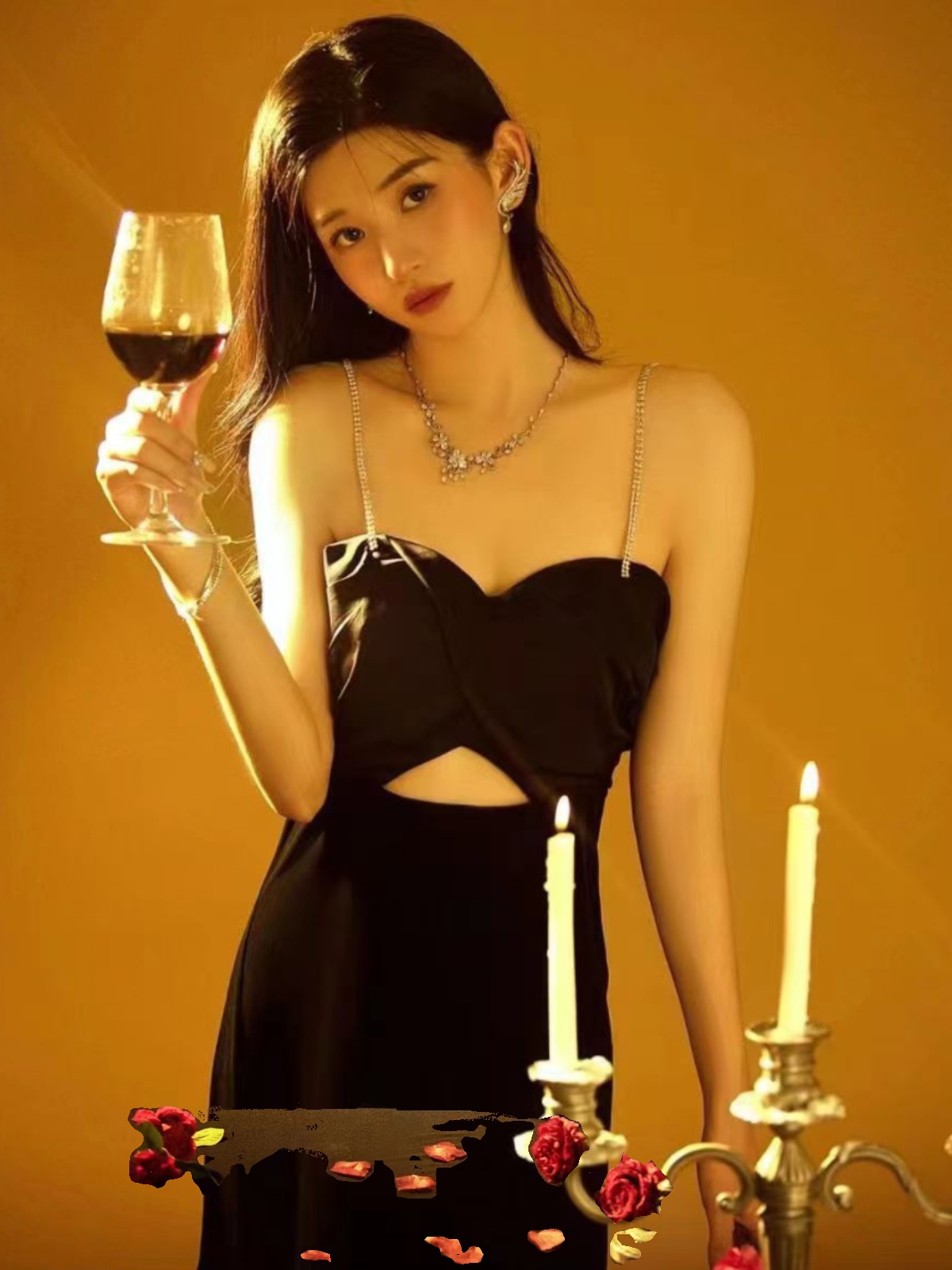 Sexy Backless Strap Dress Phot - đánh giá và giá Ethnic Fashion Shoot