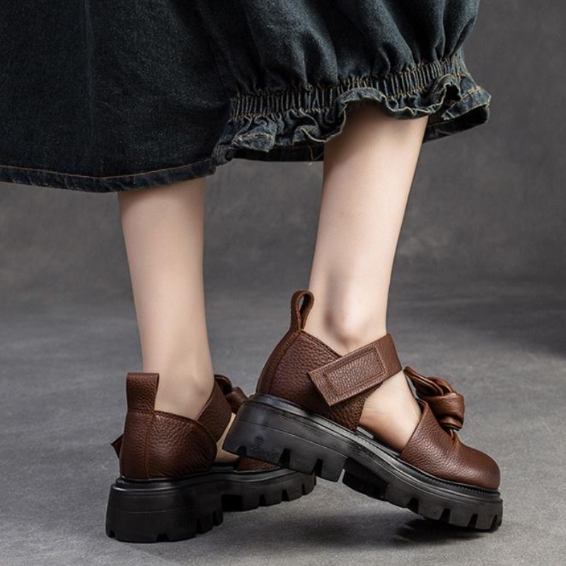 5cm Ethnic Knot Platform Wedge - đánh giá và giá Ethnic Fashion For Women