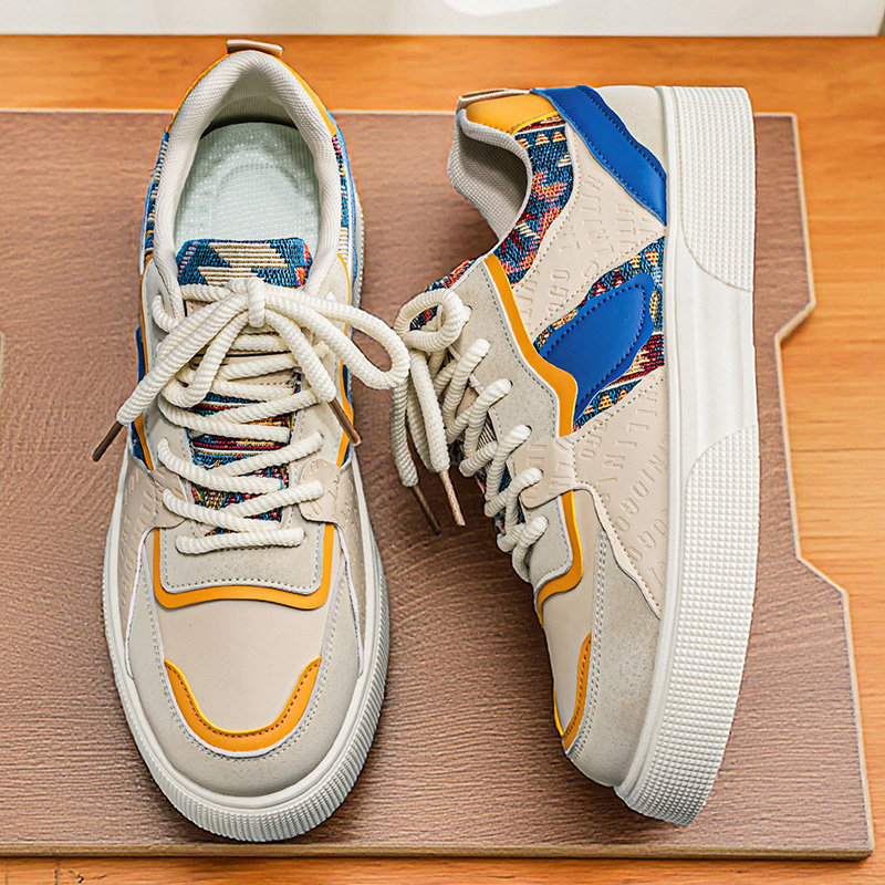 Men's Vintage Patchwork Platfo - đánh giá và giá Ethnic Fashion Walk