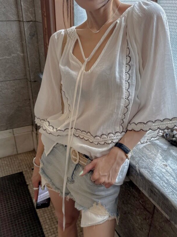 Korean Style Patchwork Lace-Up - đánh giá và giá Ethnic Fusion Fashion