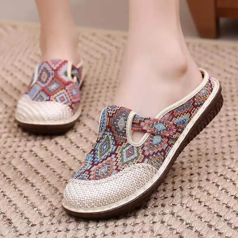 Womens Ethnic Style Slippers F - đánh giá và giá Ethnic Fashion Walk