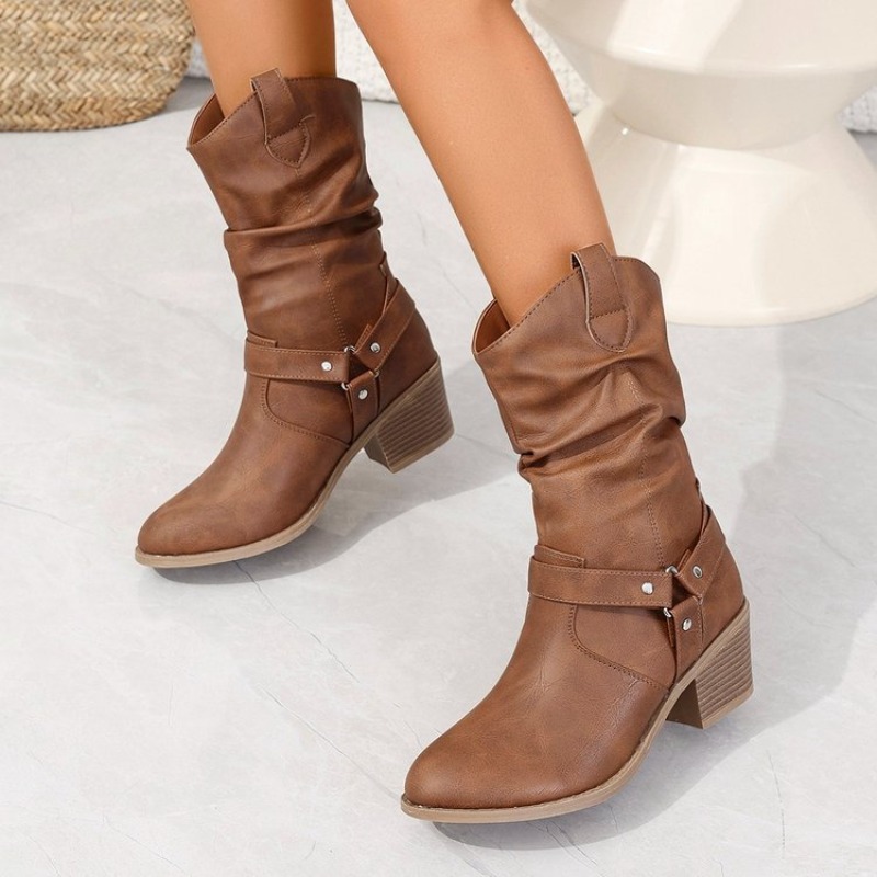 Womens Mid-Calf Boots Retro St - đánh giá và giá Ethnic Fashion For Women