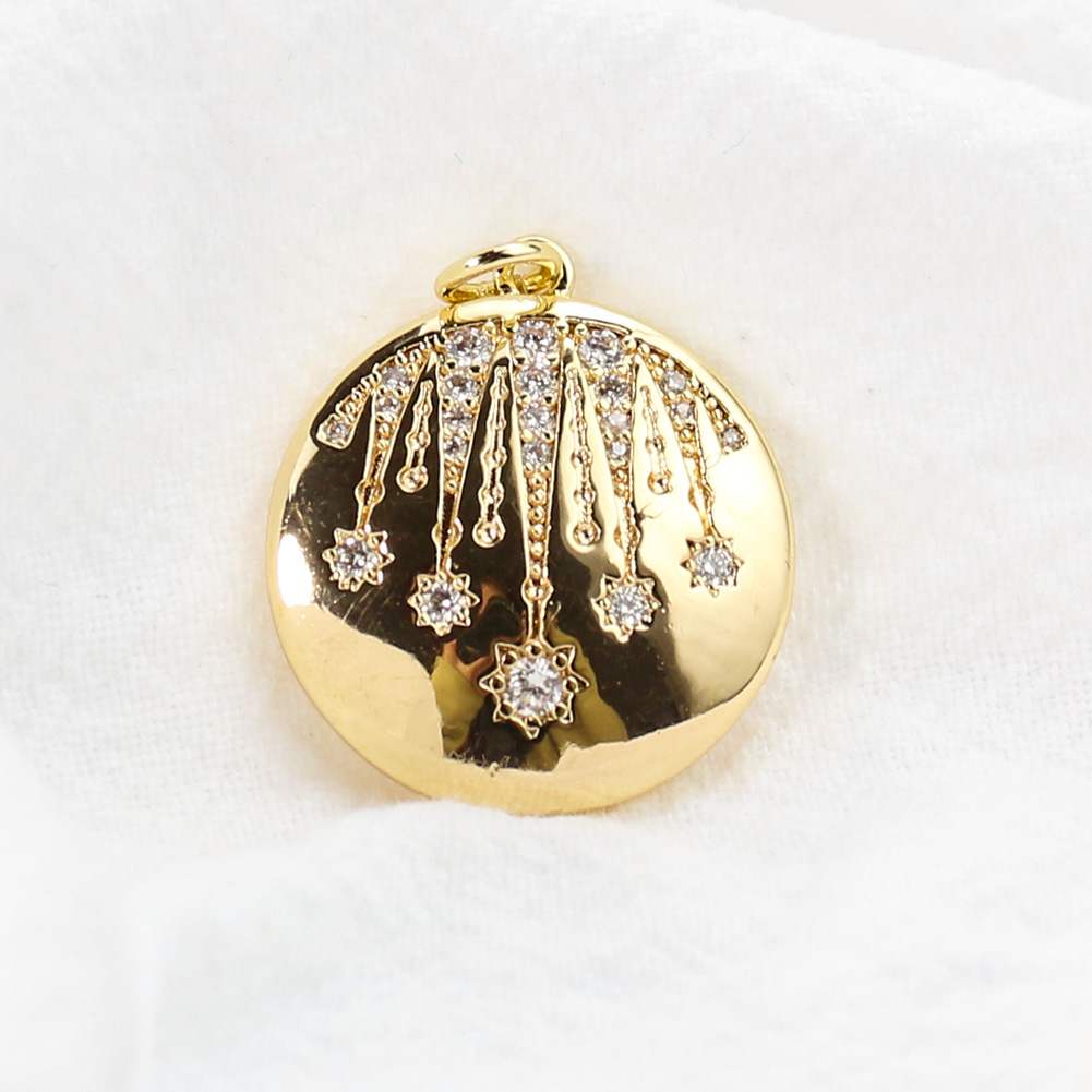 Coin Star Pendant Inlay with Z - đánh giá và giá Ethnic Fashion Shoot