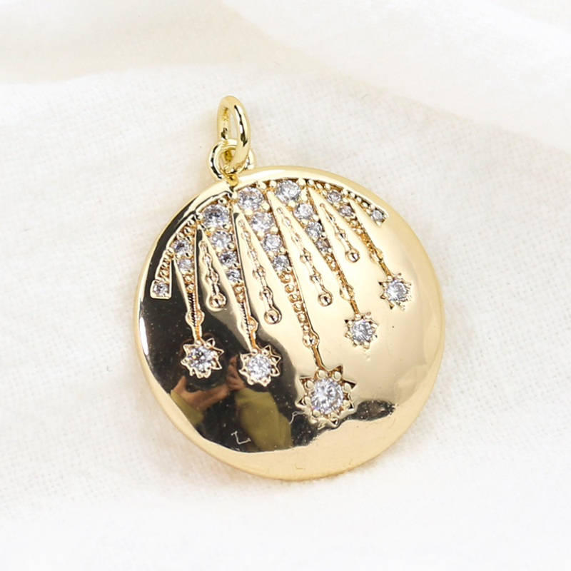 Coin Star Pendant Inlay with Z - đánh giá và giá Ethnic Fashion Shoot