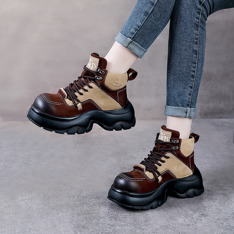 6cm Genuine Leather Wedge Fash - đánh giá và giá Ethnic Fashion For Women