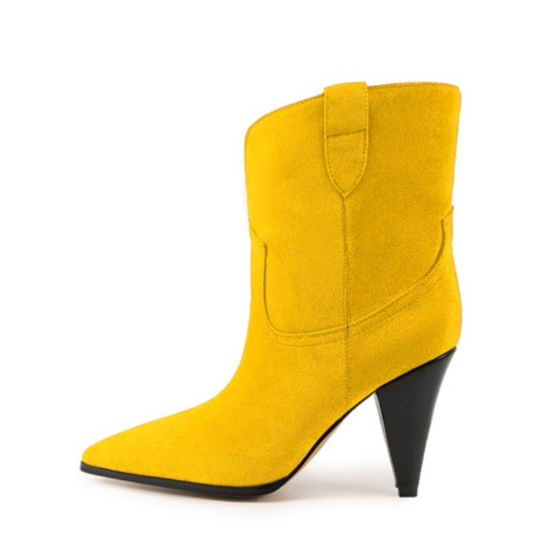 Bicolor Spike Heels Pull On Fa - đánh giá và giá Ethnic Fashion For Women