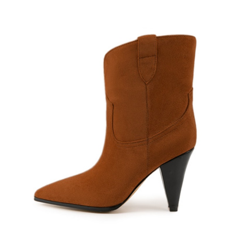 Bicolor Spike Heels Pull On Fa - đánh giá và giá Ethnic Fashion For Women