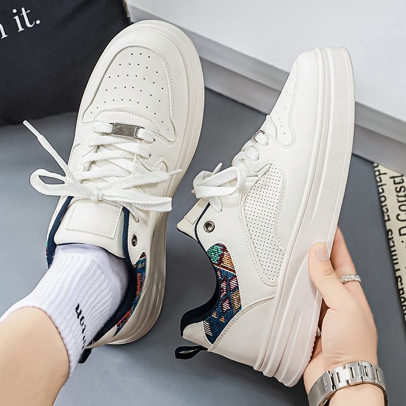 Men's White Platform Skate Sho - đánh giá và giá Ethnic Fashion Walk