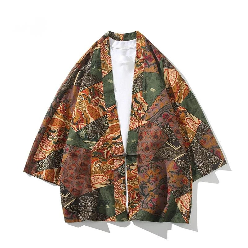 Ethnic Style Print Yukata Men  - đánh giá và giá Ethnic Fashion For Women