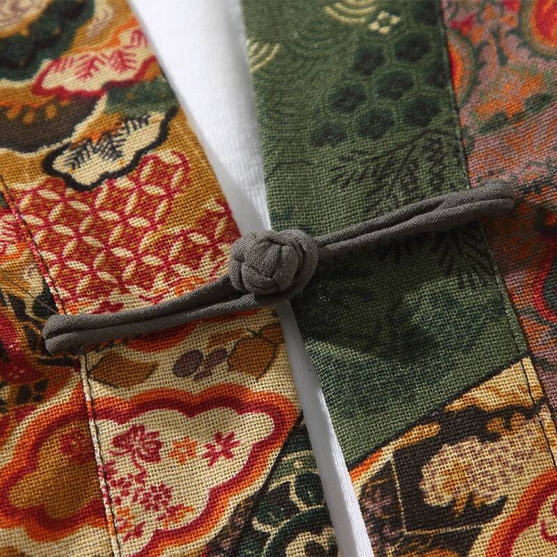 Ethnic Style Print Yukata Men  - đánh giá và giá Ethnic Fashion For Women