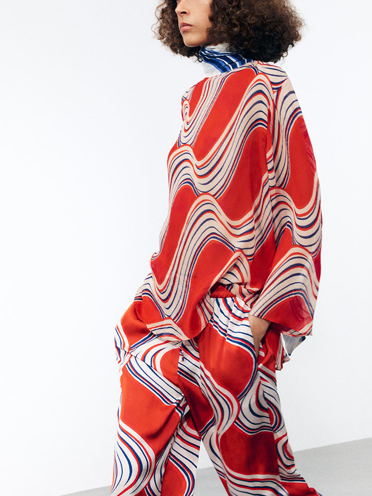 New Autumn Print Shirt Women's - đánh giá và giá Ethnic Fusion Fashion