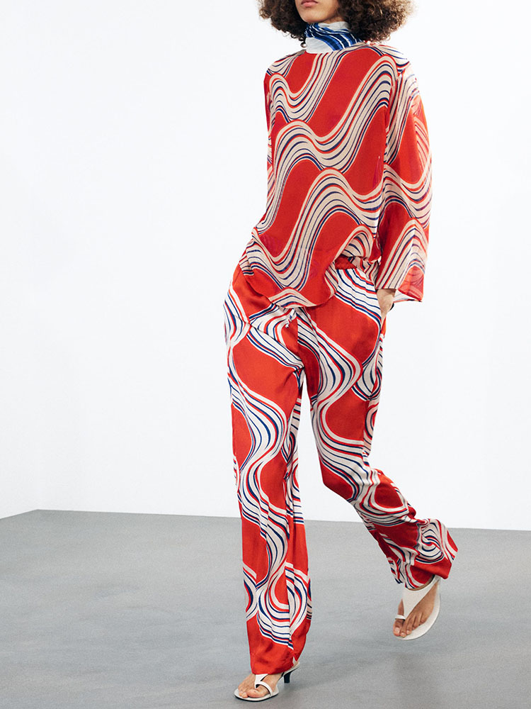 New Autumn Print Shirt Women's - đánh giá và giá Ethnic Fusion Fashion